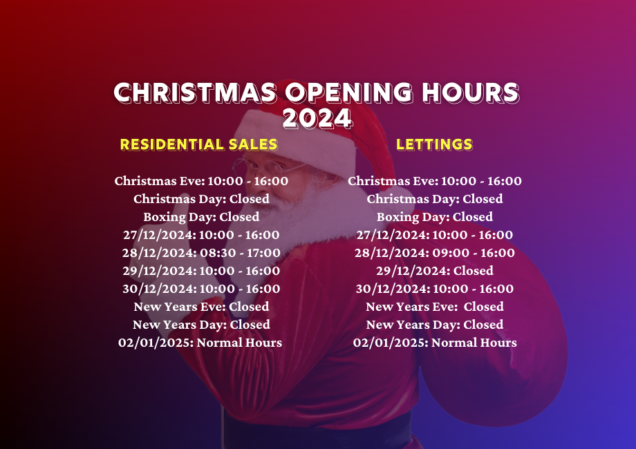 Christmas Opening Hours 2024