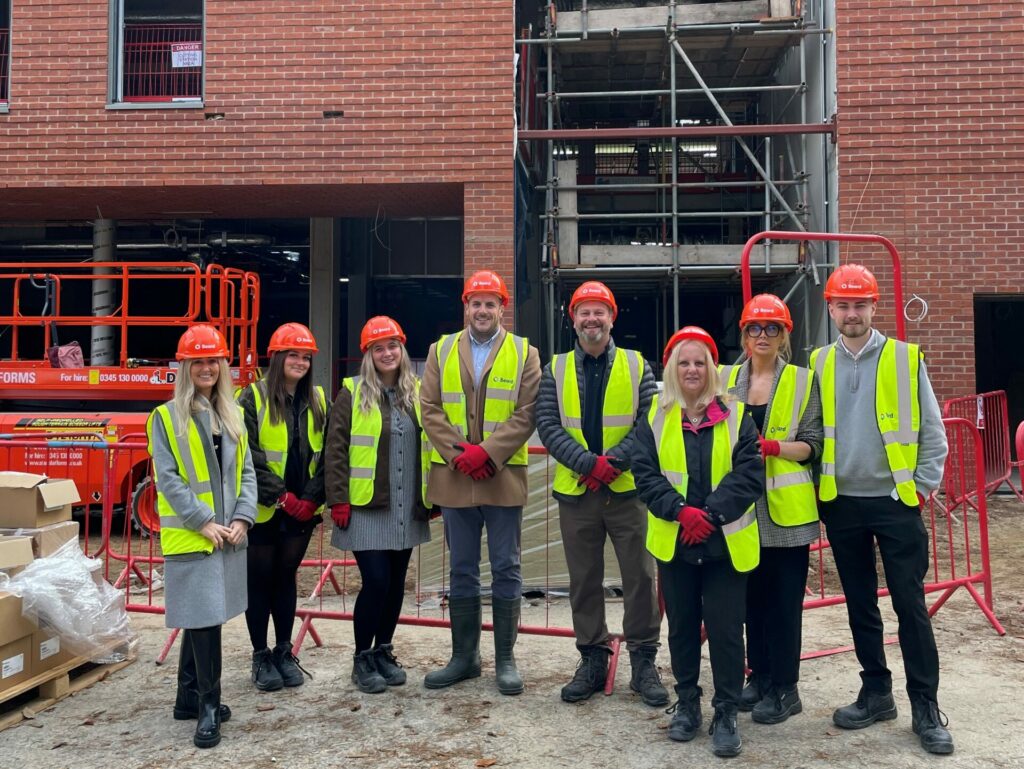 Bridges Team Visits the New Phyllis Tuckwell Hospice Site After Reaching £150,000 Fundraising Target