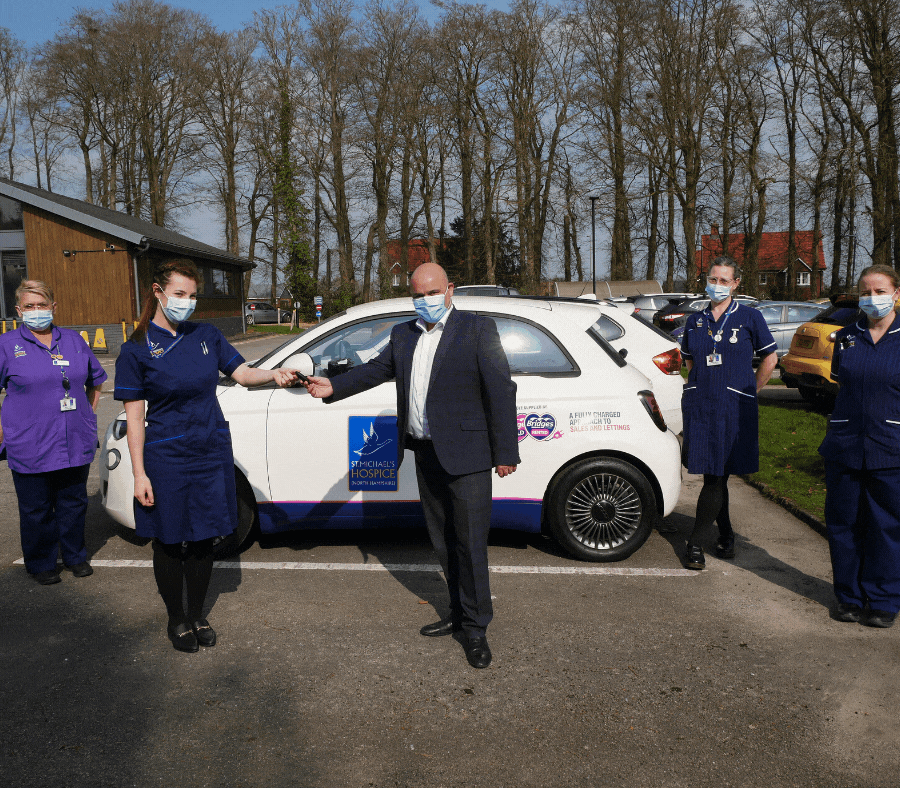 Bridges and St Michael’s Hospice –  Hospice at Home Car