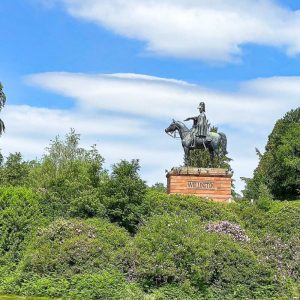 Statue in Aldershot Surrey