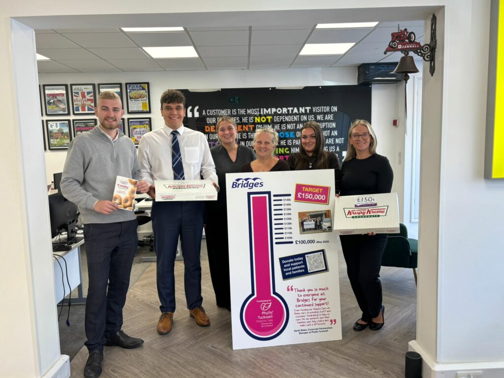 Bridges Reaches £150,000 Fundraising Target for Phyllis Tuckwell Hospice